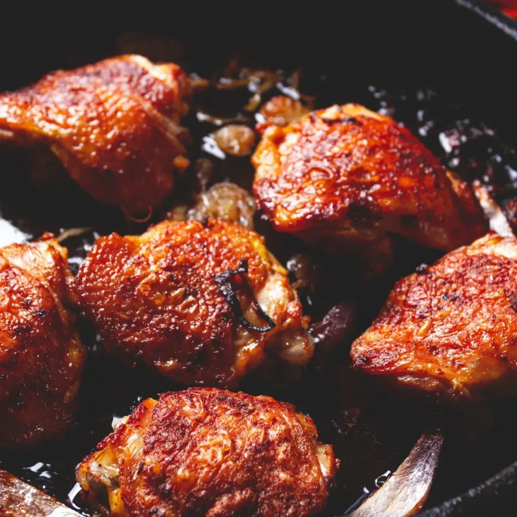 Sobrecoxas ao vinho branco